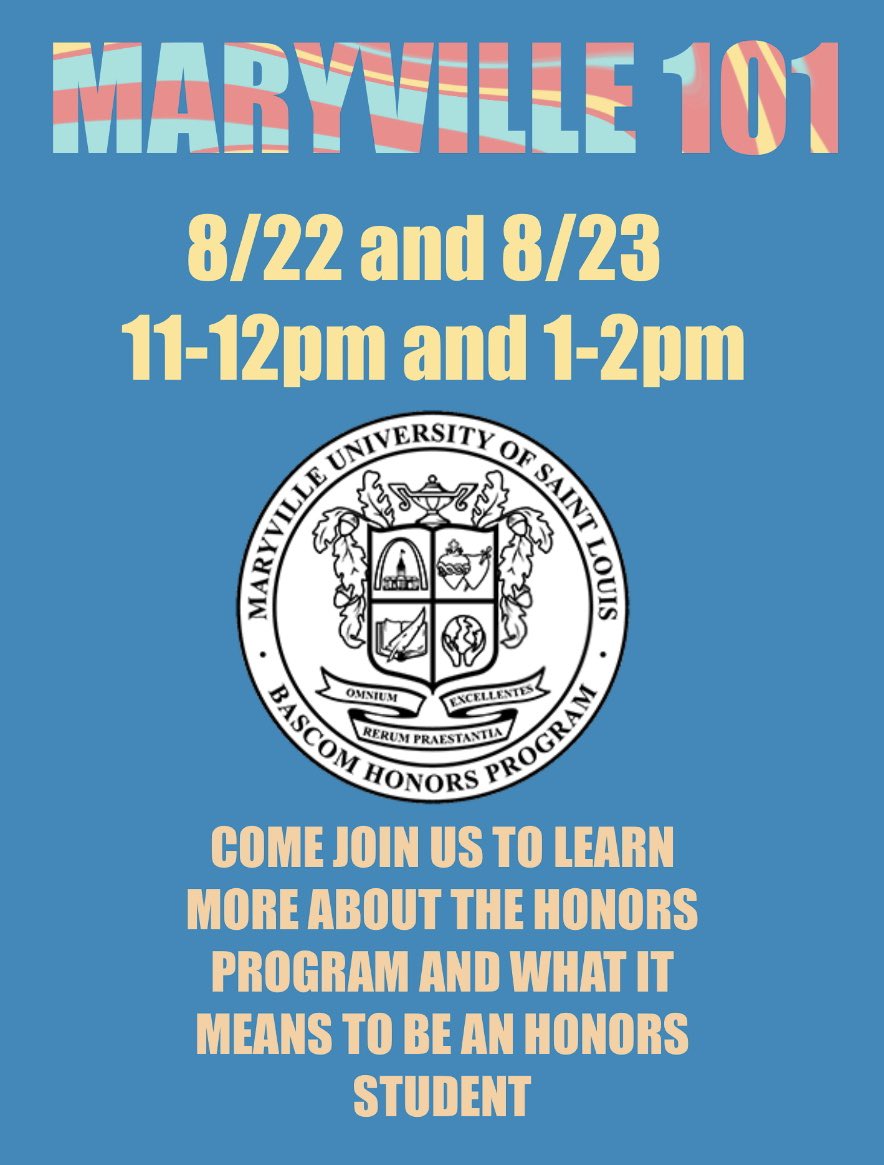 incoming freshman!!!! as part of your orientation week make sure you join one of the upcoming zooms to learn more about the BHP at MU! reps from the board will be joining the zoom to answer questions and talk about the program!