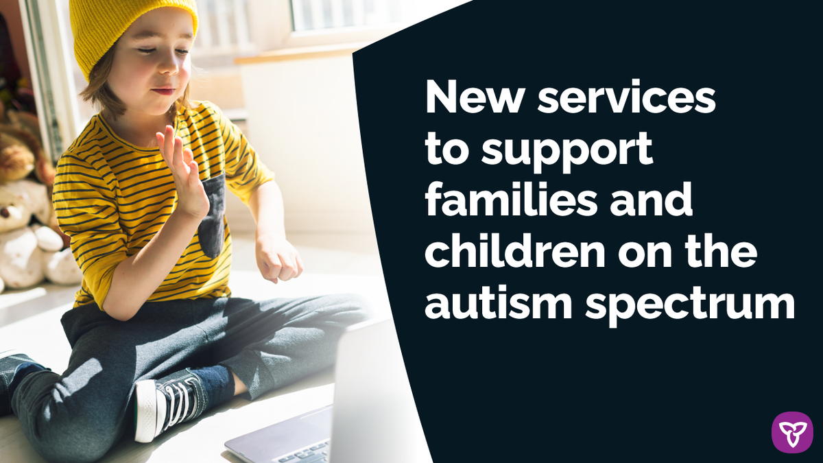ChildrenON's tweet photo. Ontario is introducing foundational family services to support families and children on the autism spectrum, as part of the ongoing implementation of the new needs-based, sustainable Ontario Autism Program. https://t.co/rT3SOtVTFU https://t.co/Y2BBfBmtff