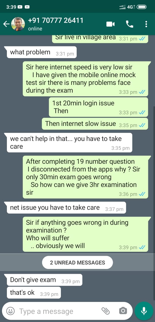 NayakSudhansu2's tweet photo. For BputExam is more important thanastudentlife.And hereis some reply by thehelp desk of bput to a student who had facing some technical issues during mock test.
#bputwewantnormalisation
@Naveen_Odisha @PMOIndia @SDTE_Odisha @DrRPNishank @otvnews @kanak_news https://t.co/s8m3u67iJf