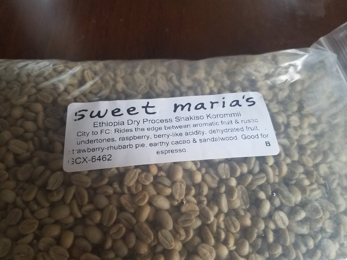 MattsCoffeeTalk's tweet photo. You guys... I'm 3 days post roast with this #Ethiopia dry process, and the berry flavor is absolutely intense!

@sweetmarias just out here sending out some killer beans!
☕☕
#Coffee #caffeine https://t.co/9Tz3TrgC3I