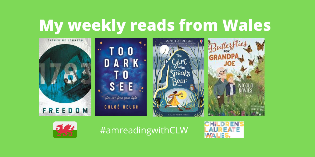 Eloisejwilliams's tweet photo. Every week I am reading a children's/MGlit/YA book with a Welsh connection-from Wales/set in Wales/or the author is Welsh.
I've read these four so far.
Have YOU read these books yet?
๐ด๓ ง๓ ข๓ ท๓ ฌ๓ ณ๓ ฟโค๏ธ๐
#childrensbooks #Wales #amreadingwithCLW https://t.co/ArvEA0FM9d