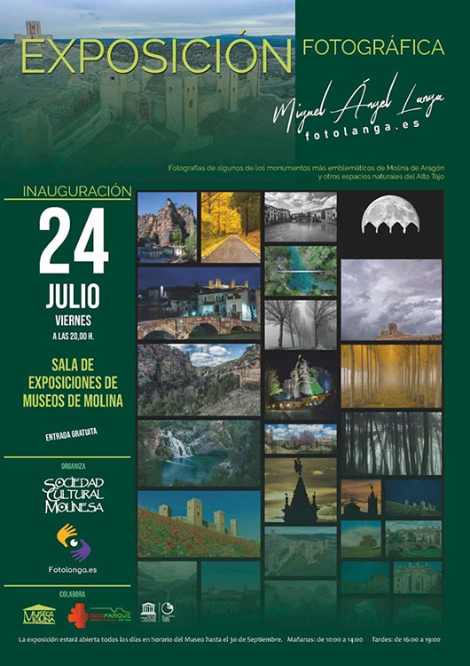 turismoengu's tweet photo. Ya puedes disfrutar de la exposición fotográfica de Miguel Ángel Langa en la sala de exposiciones Museo de Molina en la que podrás disfrutar de algunos de los monumentos más representativos de Molina de Aragón y otros entornos naturales del Alto Tajo📷📷 https://t.co/zYsDiM2Goh