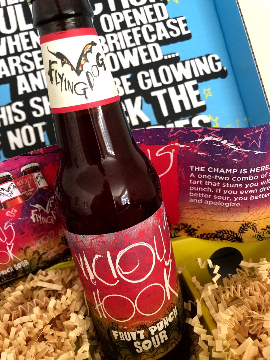 Arrived: <a href="/FlyingDog/">Flying Dog Brewery</a> Vicious Hook Fruit Punch Sour sample.