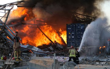 MORE IMAGES via AFP from Beirut, Lebanon