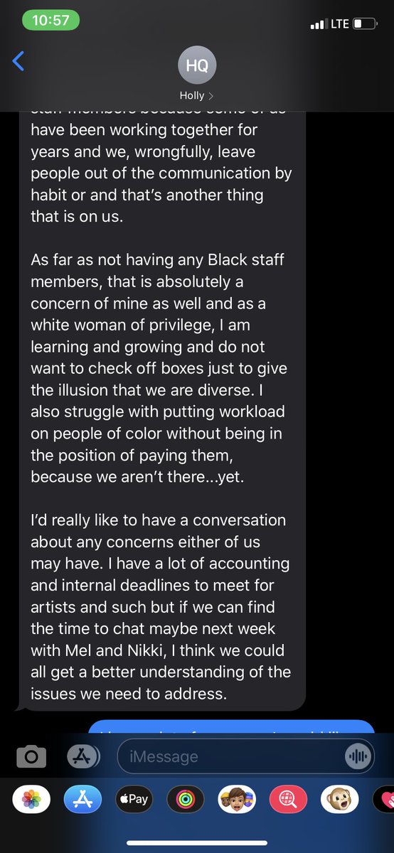 Here’s pt 2. I felt a lot better after this conversation, and I was looking forward to finally being able to deal with all of this and get past it. Until...