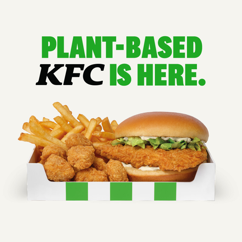 kfc_canada's tweet photo. Does plant-based belong at KFC? Like for yes. Retweet for definitely. #PlantBasedKFC https://t.co/1ZkGxkezAG