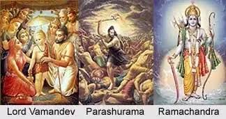 It is so called because during the Treta Yuga there were three Avatars of Lord Vishnu. The fifth, sixth and seventh incarnations as Vamana, Parashurama and Lord Rama. The epic Ramayana is set in this period.