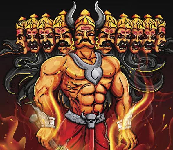 The hallmark of this era was the rise of evil in the form of the demon king Ravana. He had conquered the three worlds namely, Earth, Heaven and the Netherworld (Pataal). He had terrorized everyone. The Devas were subordinate to him.