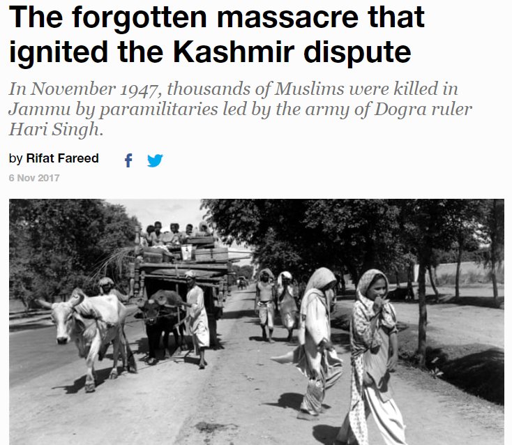 113/162All went well. Until the convoy left Jammu. Then it stopped. Men were pulled out and executed. Their belongings were looted. Women, of course, were kept alive for obvious purposes. This was done by the Hindutva outfit I mentioned above:Rashtriya Swayamsevak Sangh.