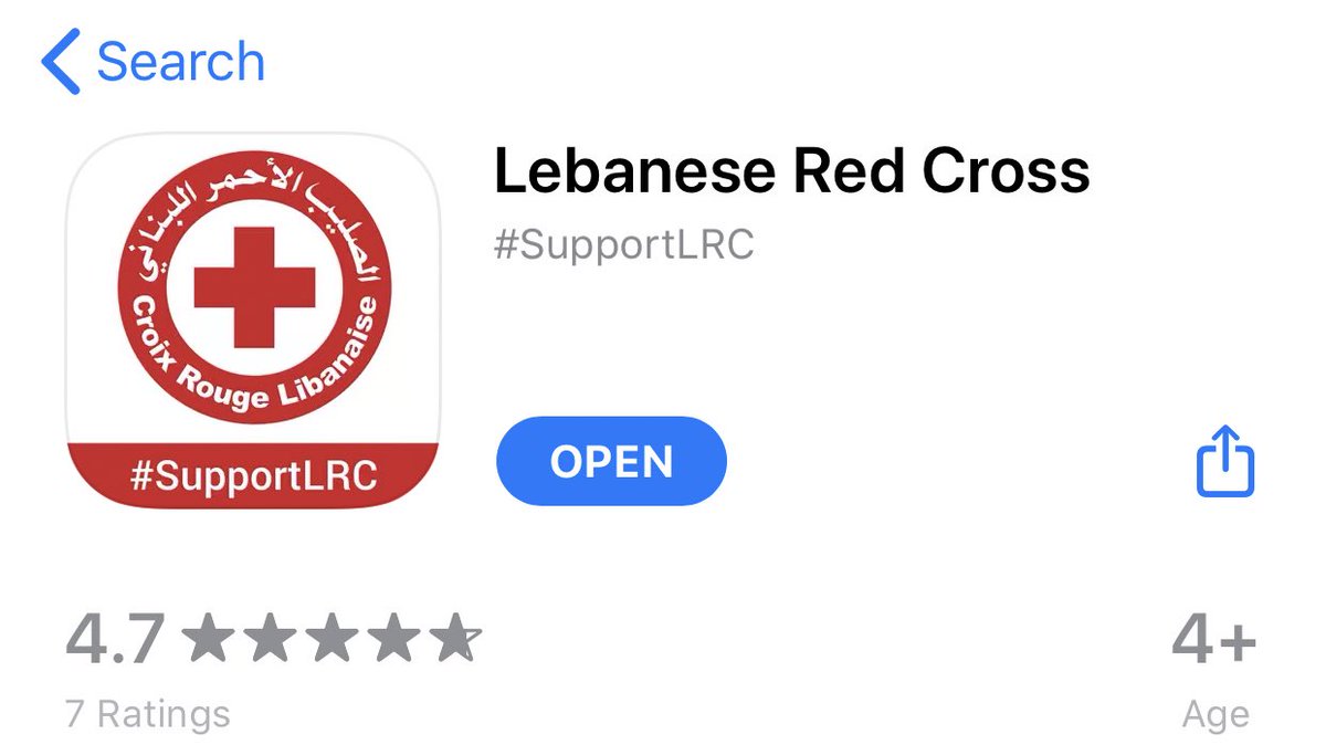 last tweet all put on this thread, you can download the lebanese red cross app and donate through there and make a custom donation either once or monthly and it goes to the national or local ambulance service!