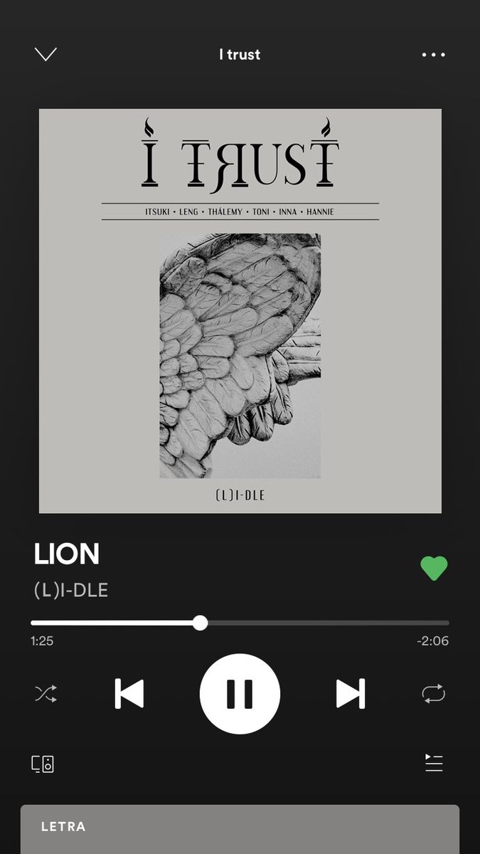 DakruoM_twt's tweet photo. ꜥ 🎧• #EWYN’s 𝗿𝗲𝗰𝗼𝗺𝗺𝗲𝗻𝗱𝗮𝘁𝗶𝗼𝗻.
El álbum está lleno de buenas canciones, pero sin dudas Lion ha sido mi favorita. Si creen que no pueden hacerlo solo escuchen esta canción de (L)I-DLE y estoy seguro que les animará, ¡Buen trabajo!
#ITrustLIDLE #WeTrustInLION https://t.co/FzOi3J6Bxo
