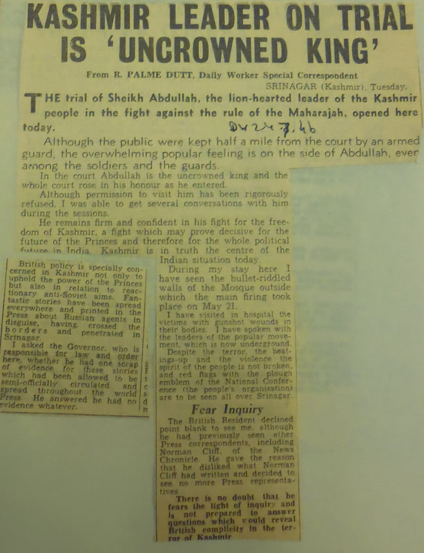 82/162So here's how things stood in the year of independence: Hari Singh stayed sovereign. Azad Kashmir and Gilgit-Baltistan remained parts of Kashmir on the map but independent otherwise. Sheikh Abdullah was in jail. And Jinnah dissatisfied with not having Kashmir.