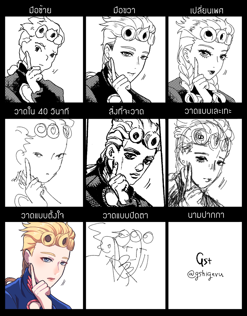 คิดอะไรไม่ออกให้วาดโจรุโน่ 