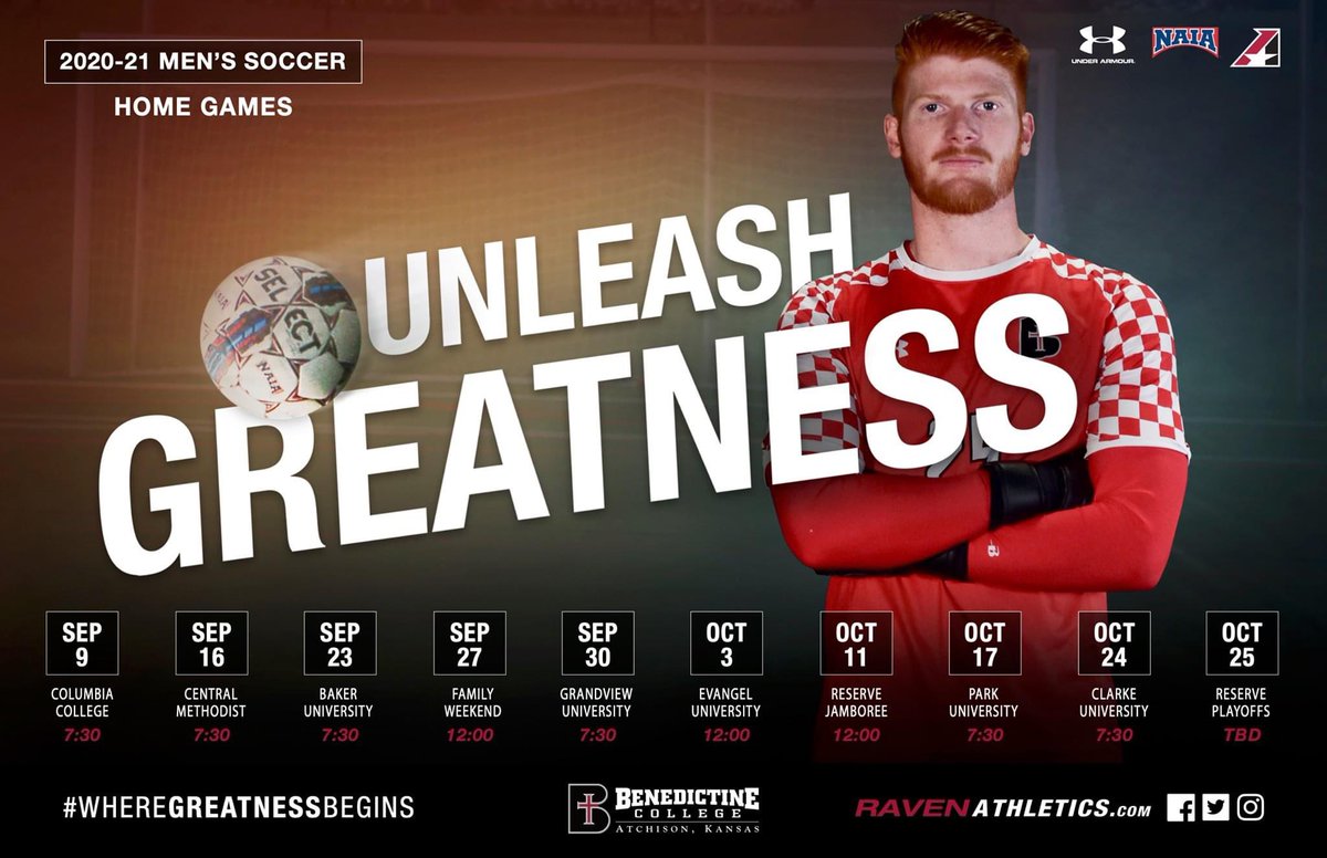 Take a look at our home game schedule for the 2020 regular season!!! #UnleashGreatness