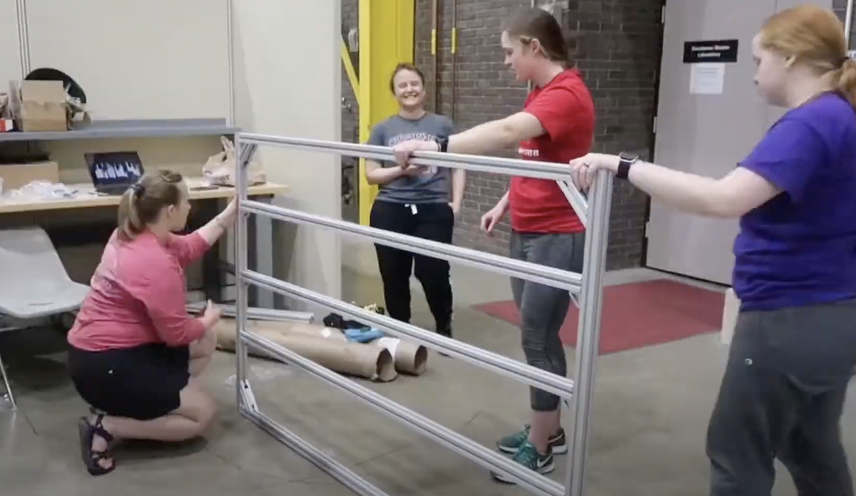 QLPlus's tweet photo. QL+ students from @uofcincy  designed a device for @TRRUSA to help veterans enter and exit a kayak safely. Follow the link to learn  about this project and to watch the student-created video highlighting their work. @UC_CEAS #TRR #BoldlyBearcat #QLPlus

https://t.co/6xCB8sk6mu https://t.co/cQjrFEHDFr