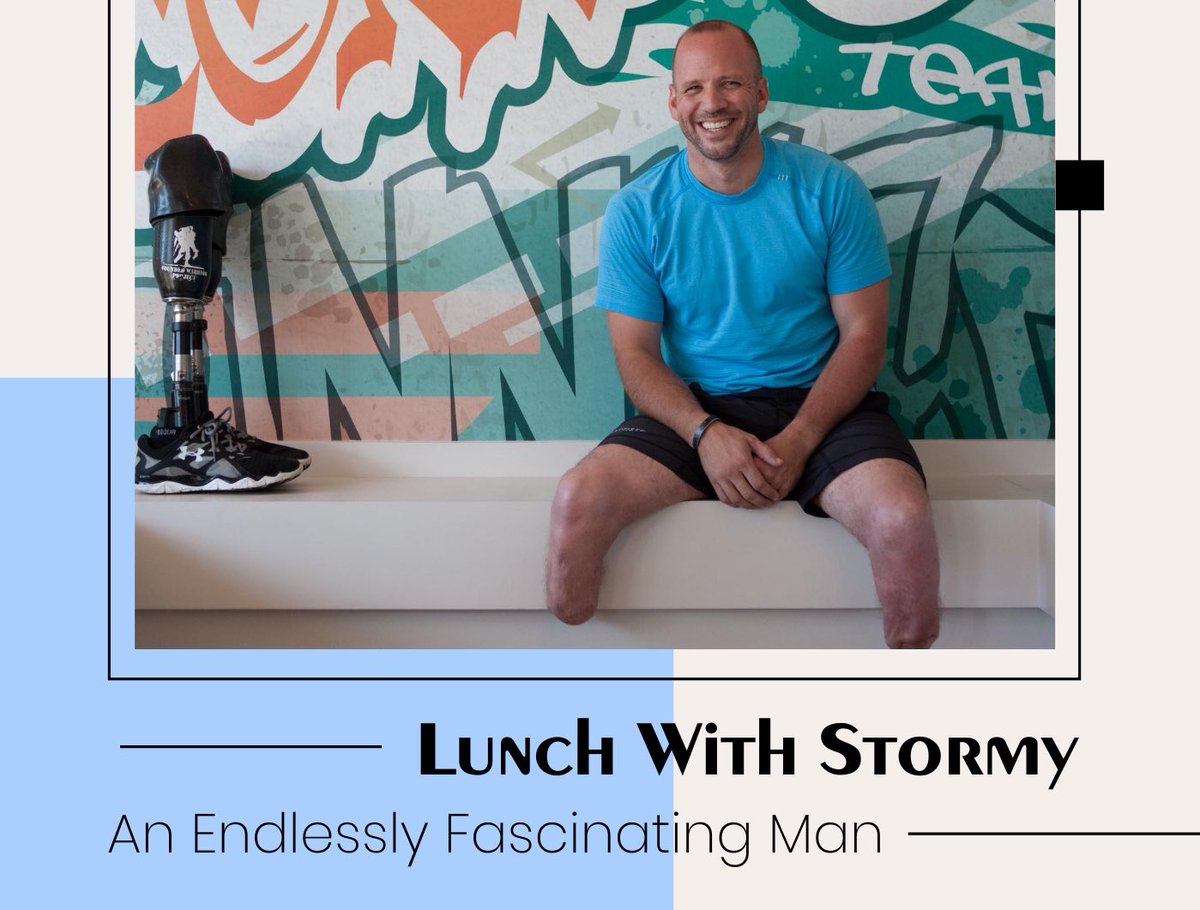 Stormy Simon (@stormy_simon) on Twitter photo It’s time for Lunch with Stormy! Join me for a powerful conversation with the dynamic and resilient <a href="/DanNevins/">Dan Nevins</a>, an Iraqi war hero who became the only bilateral amputee yoga teacher on the planet.
podcasts.apple.com/us/podcast/dan… It’s time for Lunch with Stormy! Join me for a powerful conversation with the dynamic and resilient <a href="/DanNevins/">Dan Nevins</a>, an Iraqi war hero who became the only bilateral amputee yoga teacher on the planet.
podcasts.apple.com/us/podcast/dan…