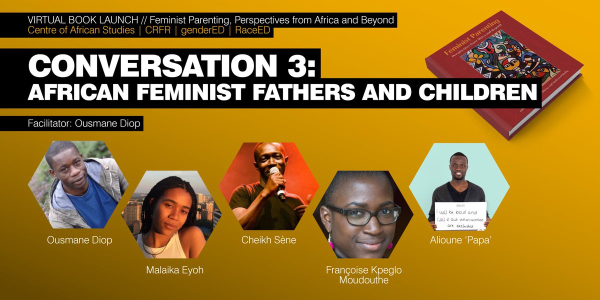 Virtual launch of Feminist Parenting: Perspectives from Africa and Beyond

Sat, August 8, 2020: 600 AM – 8:00 AM EDT
Please register via link below:

eventbrite.com/e/feminist-par…