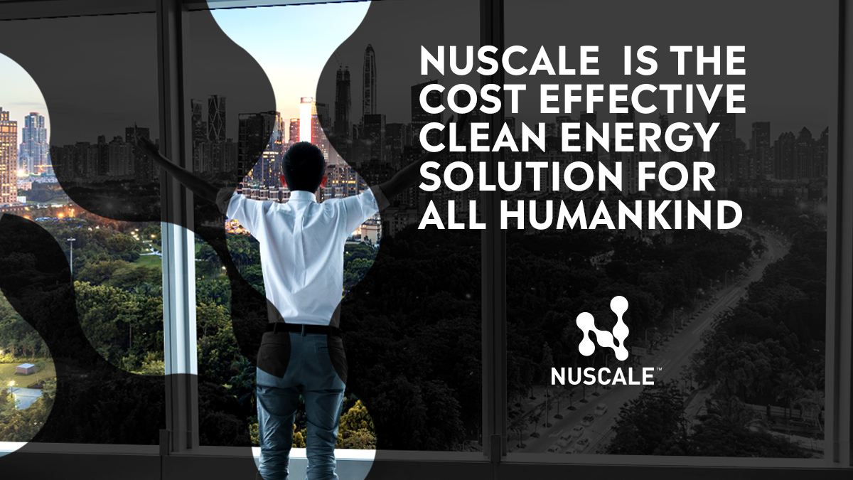 NuScale_Power's tweet photo. Scalable nuclear power, safer by design, and #CostCompetitive. NuScale is the U.S.'s leading commercially viable #SmallModularReactor technology. #SMR #CleanEnergy https://t.co/MvjEweeJfh