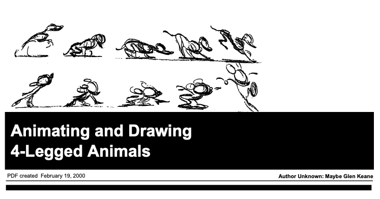 fernandocarrion's tweet image. Animating Four Legged Creatures. PDF document by animationmeat.com: animationmeat.com/pdf/featureani… #animation #animación #4legs #animals #locomoción #animal