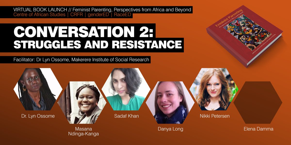 DemeterPress's tweet image. Virtual launch of Feminist Parenting: Perspectives from Africa and Beyond

Sat, August 8, 2020: 600 AM – 8:00 AM EDT
Please register via link below:

eventbrite.com/e/feminist-par…