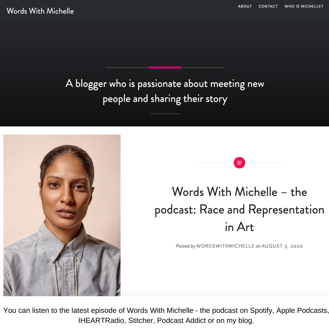 wordswmichelle's tweet photo. Hey peeps! Did you know that #WordsWithMichellethepodcast was updated yesterday? I spoke w/ #sociallyconscious #photographer @Zahra_Siddi - and she spoke about her 1st #soloexhibit #TheInvisibleMajority, which displayed beautiful Black and Brown faces.  https://t.co/UL23Zl65he https://t.co/TCPJKAoDyx