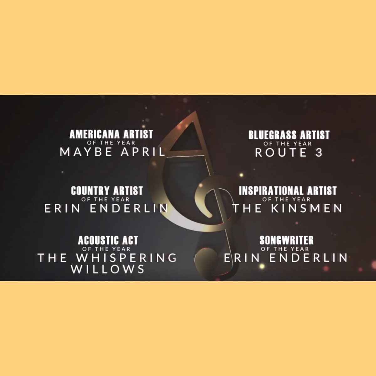 Congratulations to <a href="/MaybeAprilMusic/">Maybe April</a> for winning Americana Artist of the Year at the <a href="/arkansascma/">Arkansas Country Music Awards</a> 🥳😁 You guys deserve this award and more! We can't wait for new music from this magnificent duo 🙌 #maybeapril #country #americana #arkansascountrymusicawards