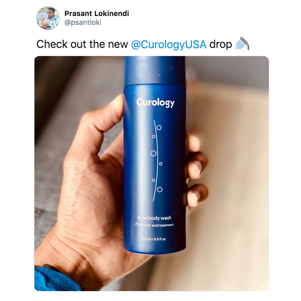 acne body wash curology