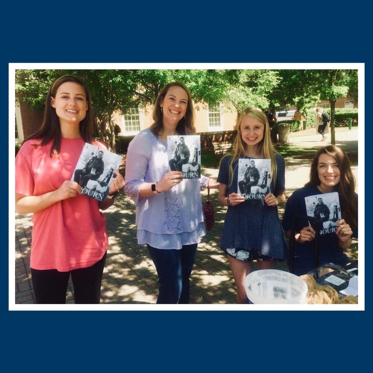 samford_cam's tweet photo. Advised by Dr. Nia Johnson, Sojourn is another student media opportunity at Samford. This annual magazine includes photo essays and feature stories by Samford photojournalism students. The publication is fully produced by JMC students. #themajorthatcreates https://t.co/R7rVh9gTTk