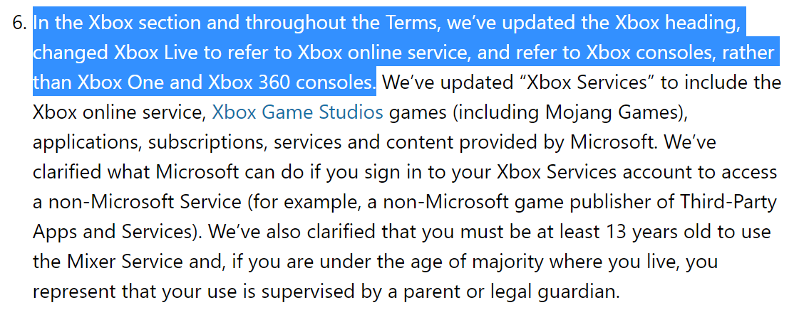 Microsoft переименовала Xbox Live в «онлайн-сервис Xbox» в своих пользовательских соглашениях