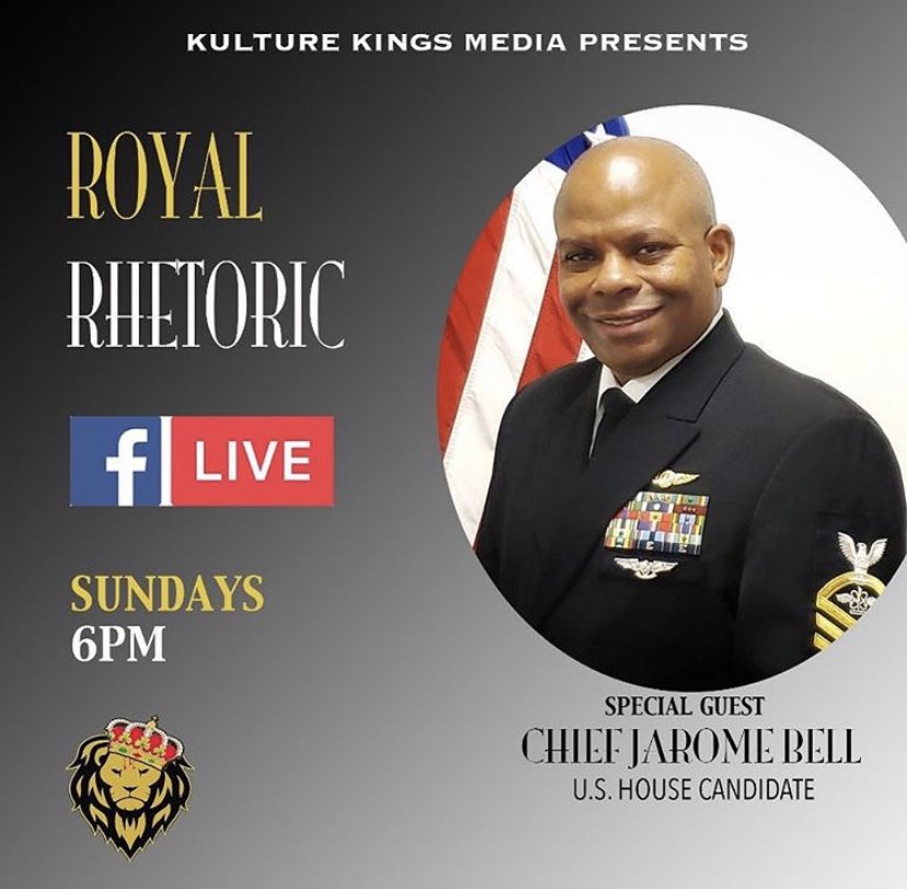 royalrhetoric's tweet photo. From our previous show we had Chief Jamore Bell as he shared his experience of running for office. @JaromeBellVA #RoyalRhetoric #KultureKings https://t.co/qUK4CrVSX6
