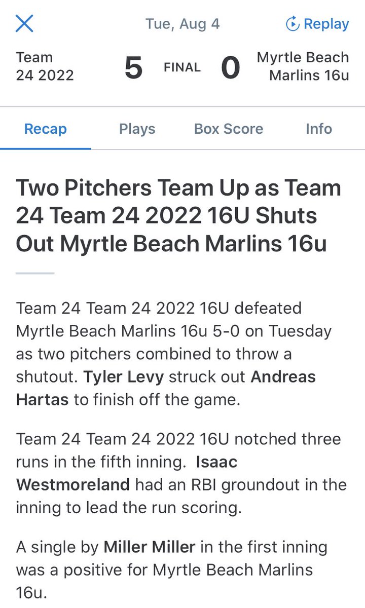 Team24baseball2022 tweet media