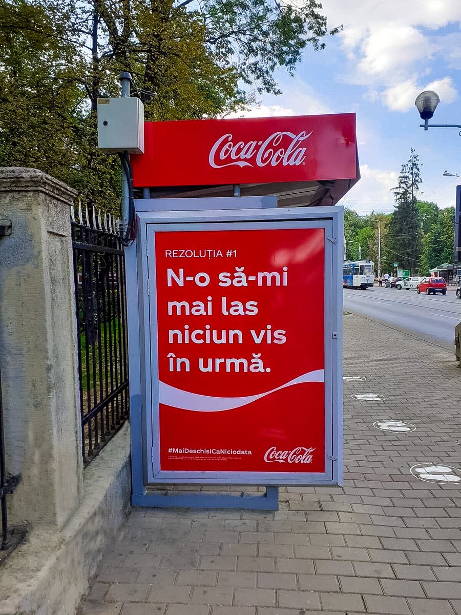 Wait stop. Who says we have to go back to normal? #OpenLikeNeverBefore - inspiring new global campaign <a href="/cocacolaromania/">Coca-Cola Romania</a> #iasi #statiilediniasi