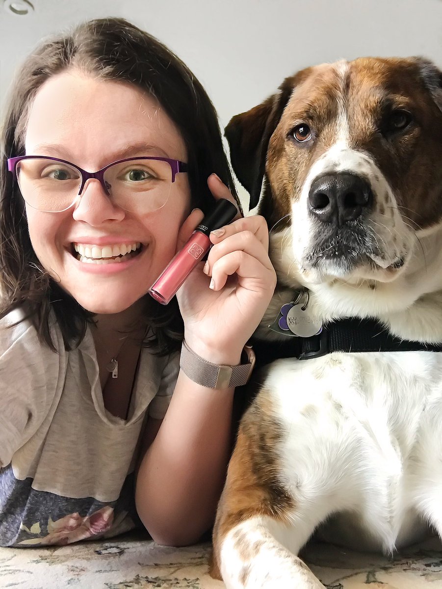 nanacocobeauty's tweet photo. International Assistance Dog Week is all this week and we can’t forget about #assistancedogday today! How cute is @BreatheMia & her best friend! 😍🥰🐶
We are loving the Glitzn Lip Gloss in the shade ‘Sweet and Sassy’ on you too!
#bestfriendpost #nanacoco https://t.co/Ei05NMoATQ