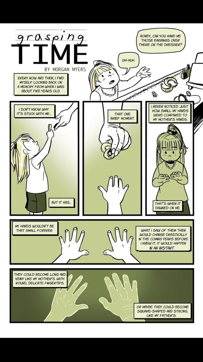 MidEvilTweets's tweet image. Hi there! I’m Morgan, a sequential illustrator looking for new creative opportunities! You can find more of my work at mmyers25.wixsite.com/portfolio!