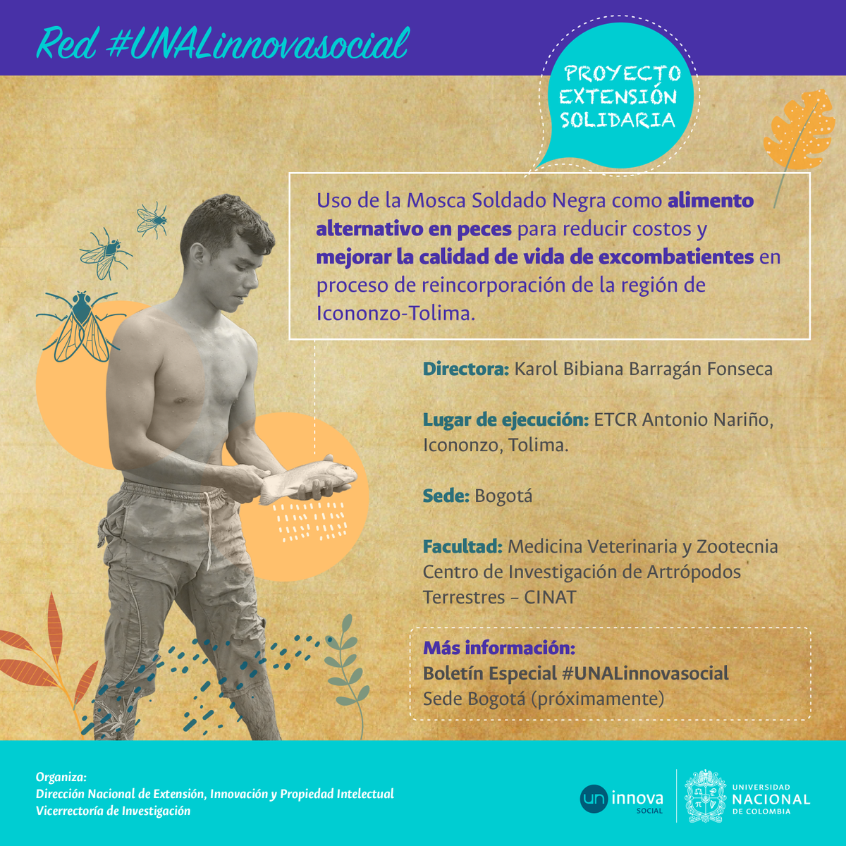 #UNALinnovasocial "En procesos de posacuerdo, el desarrollo agrícola debe centrarse en restaurar la producción de alimentos por parte de los pequeños agricultores"

<a href="/UNALOficial/">Universidad Nacional de Colombia</a> <a href="/VRI_UN/">(Cuenta inactiva) Investigación UNAL</a> @Extension_UN

#Unal #SomosUNAL #innovaciónUNAL #ComunidadUNAL