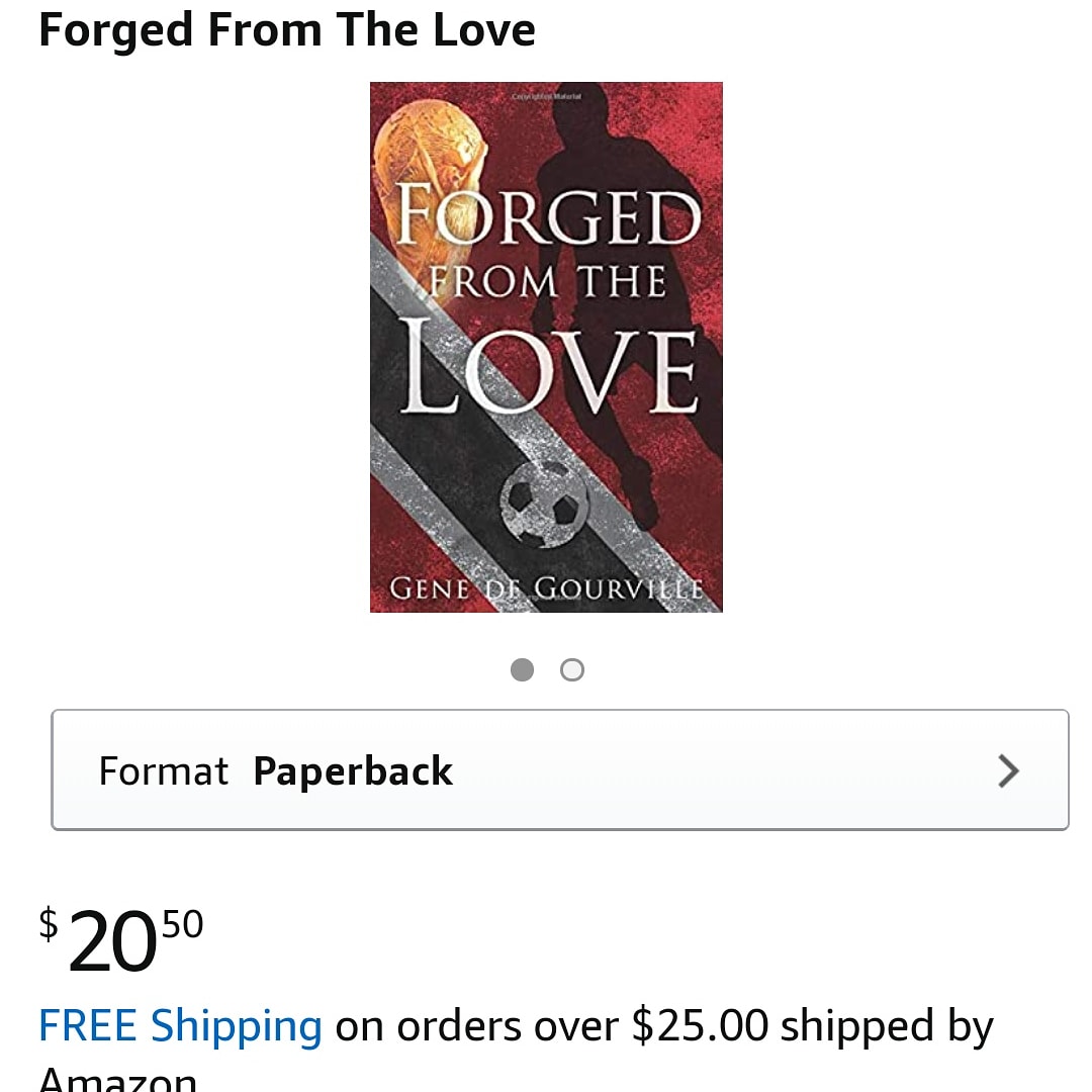 Today, after years of hard work I can finally call myself a published author!!! At times it was hard to imagine that it would ever be a reality. I can't help but be proud. 
#WorldCup #WorldCupQualifying #SocaWarriors #TrinidadandTobago