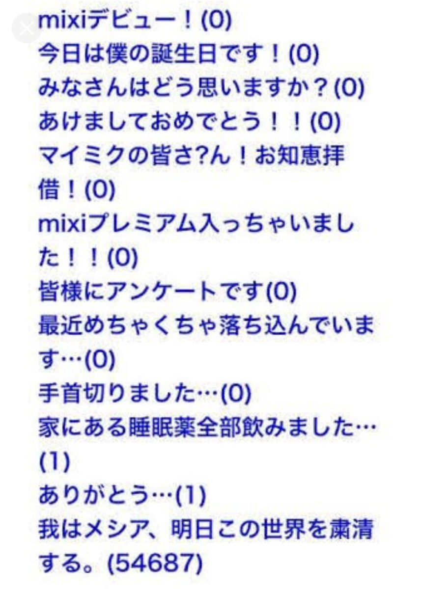 朔辺ぐら 我はメシアのコピペばりの我の強さあるよな