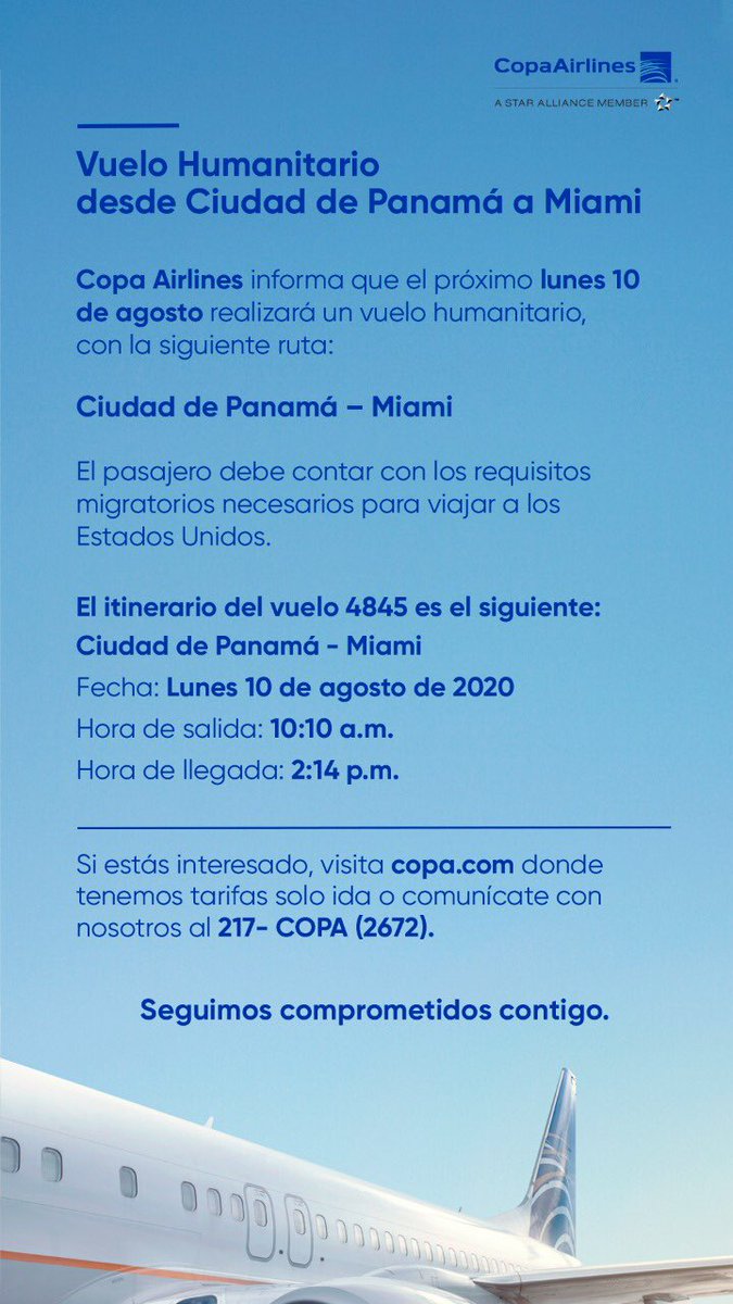 Copa Airlines on Twitter: \