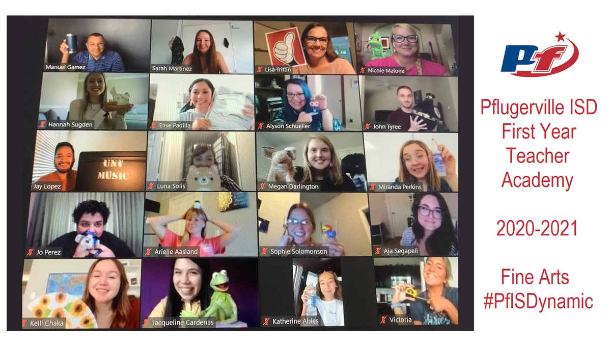 AqgxFoumbadon's tweet photo. We LOVE our first year teachers already!!! ❤️ We're so glad you chose @PfISD to start your teaching career! 

#PfISDynamic 
#pfamily https://t.co/gpF1ApYf4f