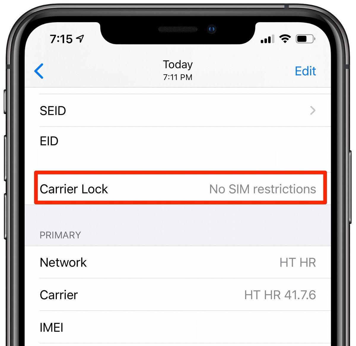 AppStoreUAE's tweet photo. في الاصدار iOS14
تقدر تعرف الايفون لو مقفل على شركة اتصالات معينة فكرة حلوه https://t.co/CDjqQ39m60