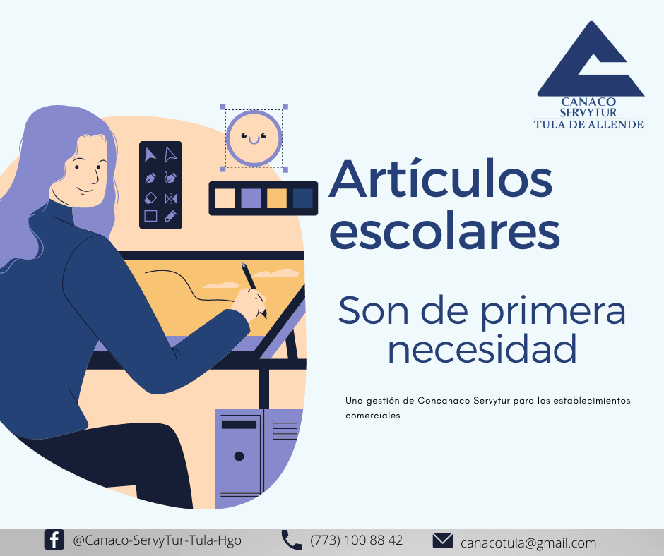CanacoTula's tweet photo. A partir de hoy las papelerías, vendedores de artículos didácticos, computadoras y artículos electrónicos, editoriales y papelerías, uniformes y productos relacionados con la educación serán consideradas actividades esenciales
#CANACOTULA https://t.co/GqHRmTqOFg