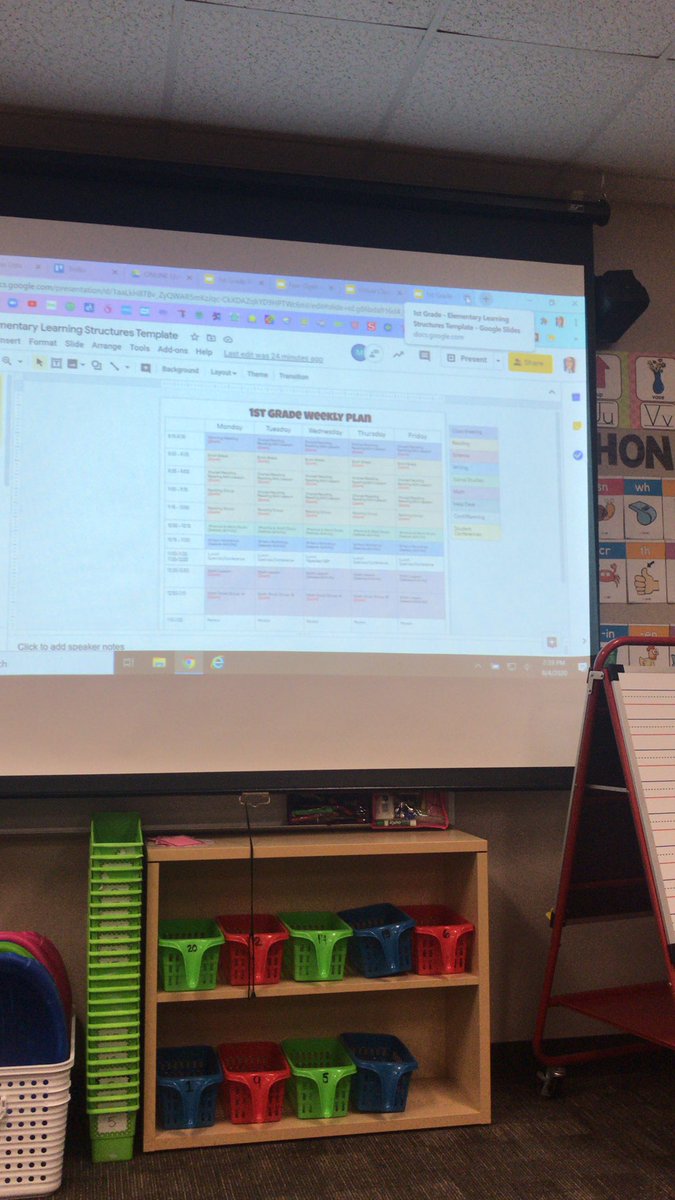 Working on our first grade schedule!! #egetakingflight <a href="/HumbleISD_EGE/">Elm Grove Elementary</a>