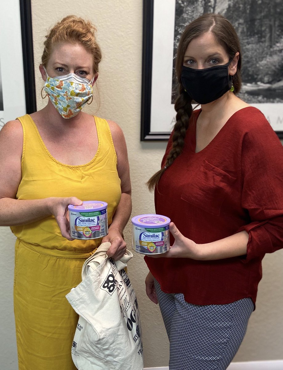 YESALLDAUGHTERS's tweet photo. Stacey Wright of Yes All Daughters delivered baby formula to Kyla McMoran @WRCNorman today. Community-based victim services organizations and shelters need our support now more than ever. Please keep them in mind if you're in a position to donate. https://t.co/ZHvqBVhLp9