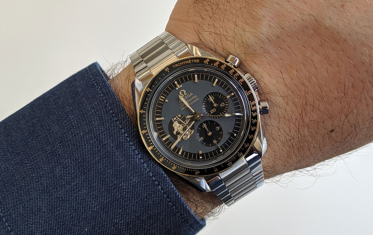 On y arrive enfin, THE « OMEGA SPEEDMASTER », première montre à aller sur la Lune, elle est certifiée par la NASA comment équipement officiel de la mission Apollo 11. Elle est décliné en plusieurs série limitée. La 50th anniversary est juste incroyable.  Prix 10 000€