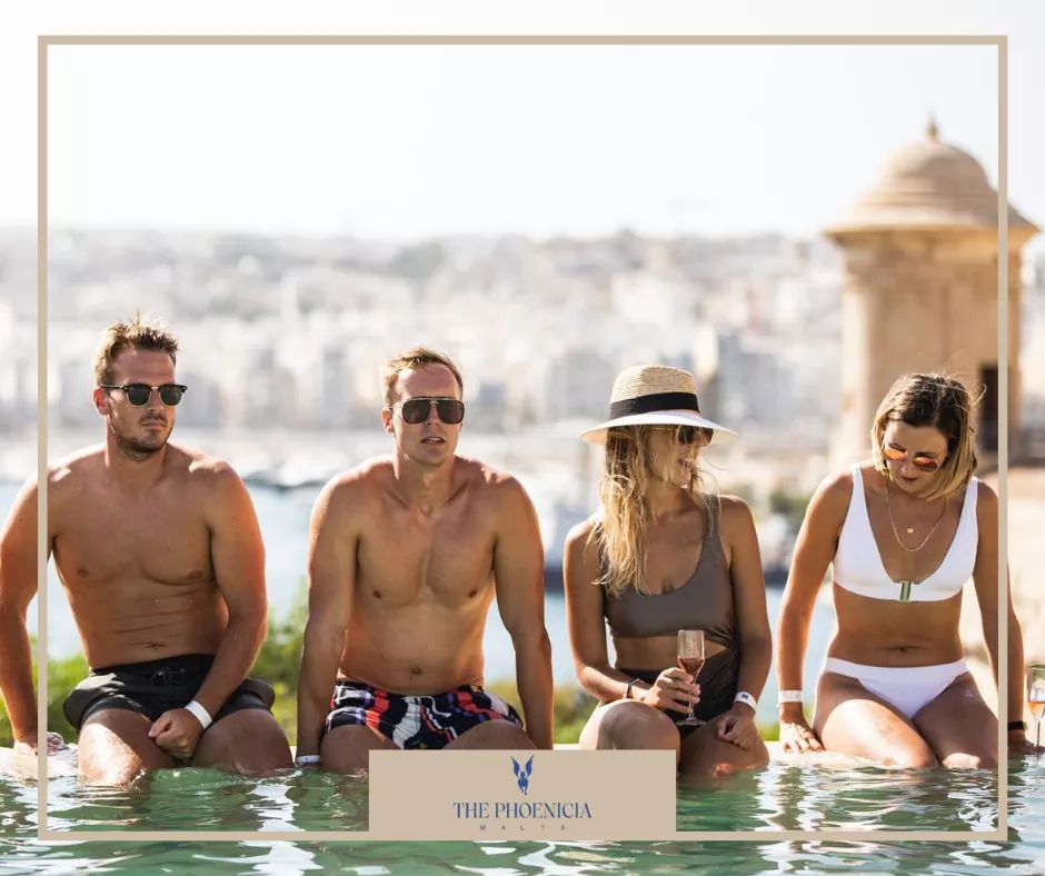 PhoeniciaMalta's tweet photo. Poolside celebrations 🎉
#summeratthephoenicia #ThePhoeniciaMalta #BastionPool https://t.co/ptFn9AAm2c