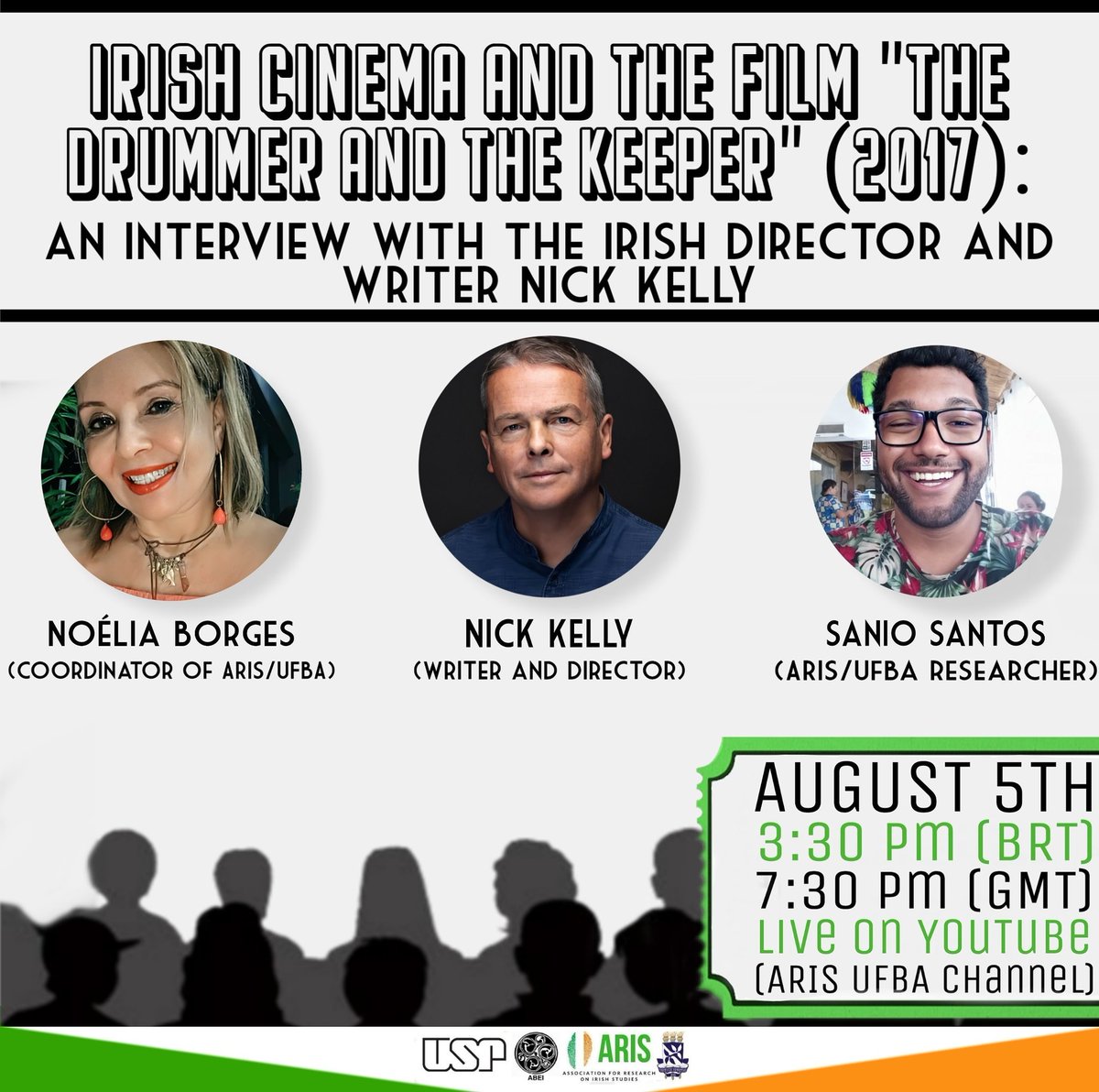 irishstudiesba's tweet photo. We're looking forward to our YouTube live with @nickgestation tomorrow. Make sure you don't miss it: https://t.co/DEl3cSQ2P2 https://t.co/RElNM5UxQV
