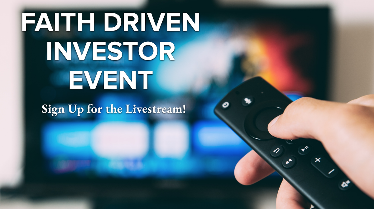 With the Faith Driven Investor event moving online, there's still a lot to look forward to.

New speakers include Anthony Tan, Derrick Morgan, JD Greear, Mark Sears, and Efosa Ojomo.

It's not too late to invite a friend. Learn more here: ow.ly/7Vex50AQzW7