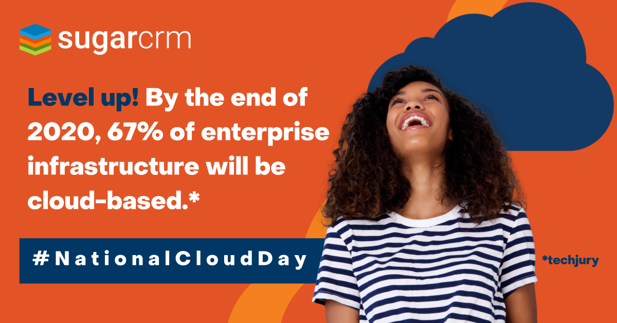 SugarCRM's tweet photo. Our use of cutting-edge commercial cloud tech means we can devote our time to delivering you cutting edge #CX capabilities instead of reinventing the wheel. Discover #SugarCloud: https://t.co/fWgM94NIn4 #NationalCloudDay https://t.co/ibCv5Lsj7v