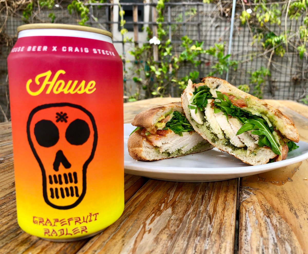 Attention all House Beer &amp; Sandwich lovers! This week only we have a special $15 Combo #HouseBeer (Grapefruit Radler or Lager) &amp; Sandwich of your choice. Offer ends Sunday, 8/9. See you soon!🍻