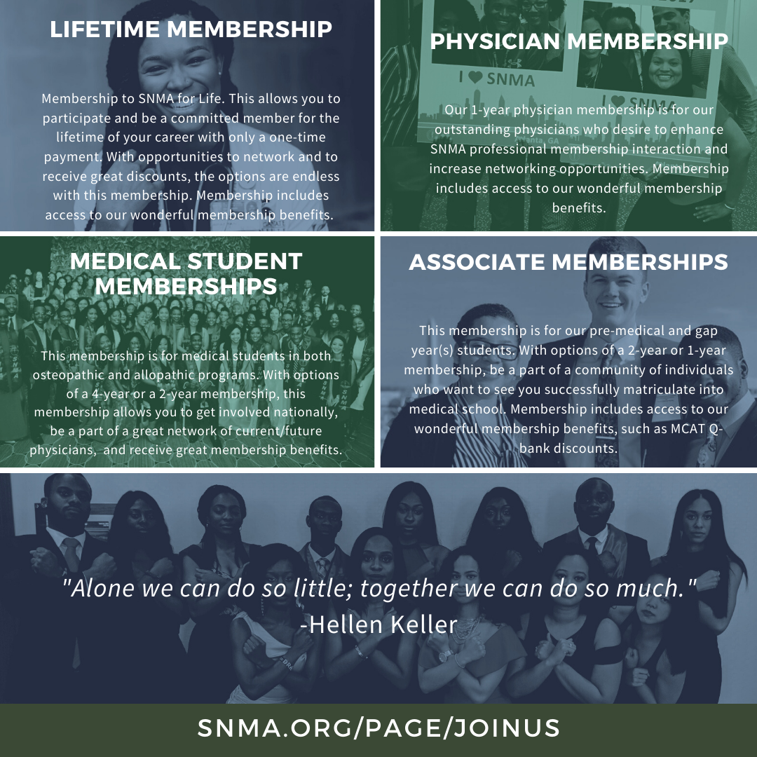 SNMA has a place for us all! Head over to ow.ly/4xty50AQiy5 to learn more about our different membership categories. Join our strong lineage! #SNMAMembership2020 #OurRootsRunDeep